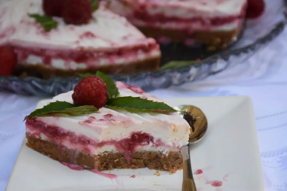 Cheesecake cu zmeura – etapa 2