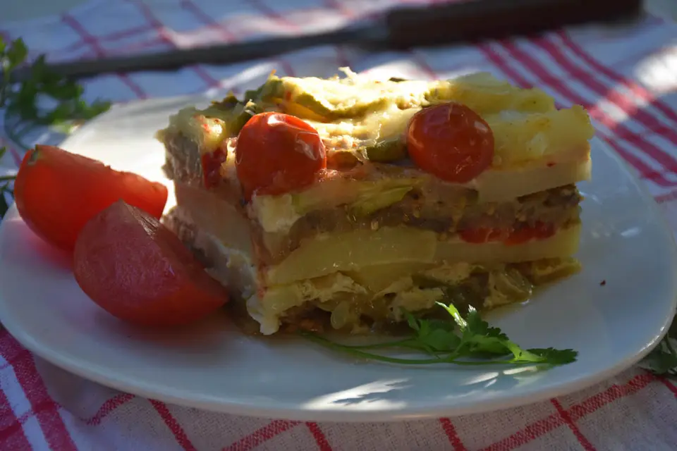 Musaca cu legume – etapa 2