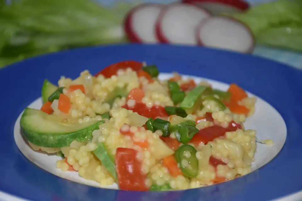 Cus-cus cu legume sote – etapa 2