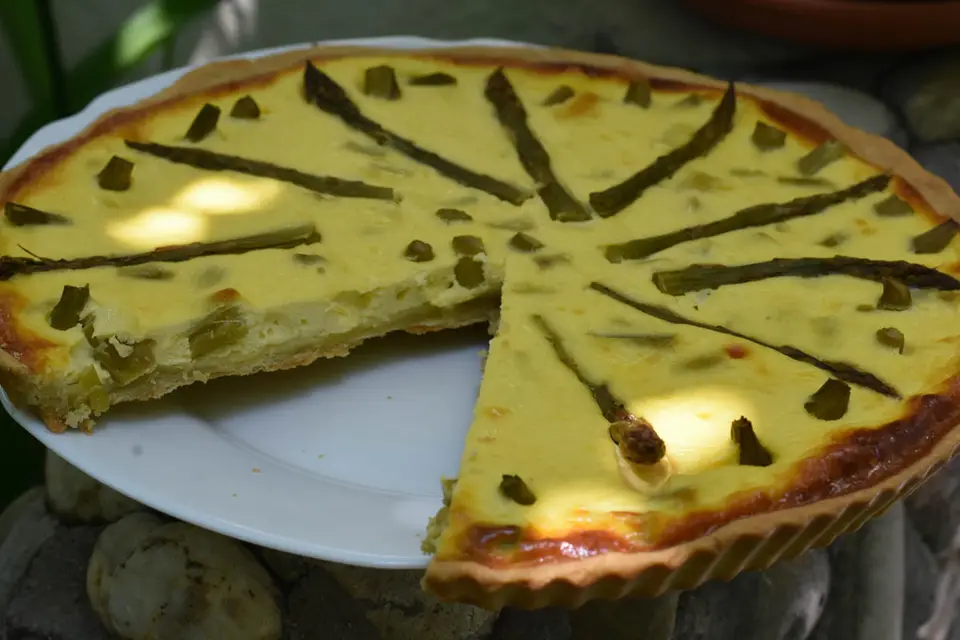 Tarta cu sparanghel – etapa 2