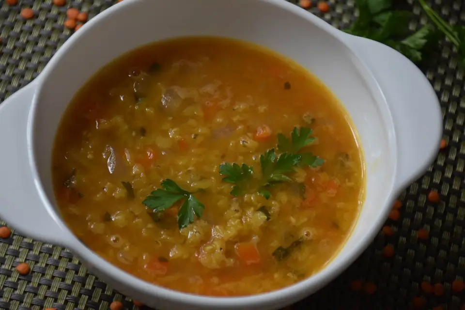Ciorba de linte – etapa 1