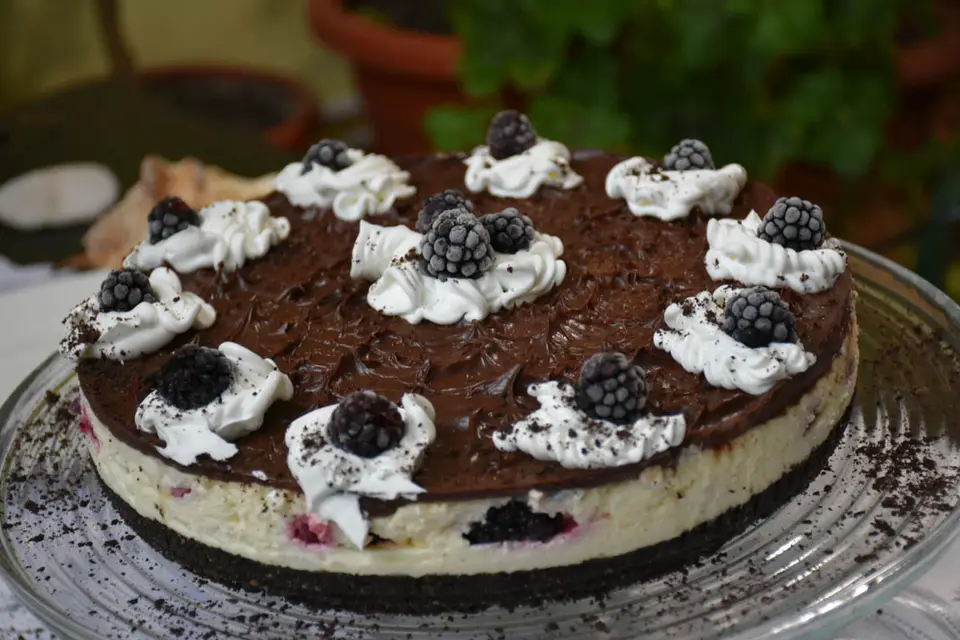 Cheesecake Oreo Reteta Tort cu fructe de padure – etapa 2