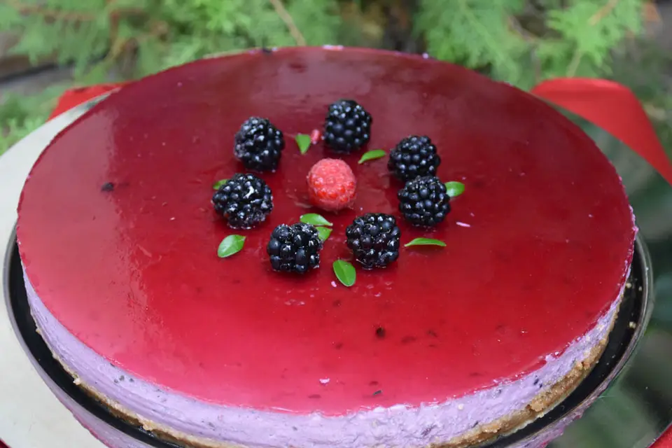 Cheesecake cu mure [Fara coacere] – etapa 4