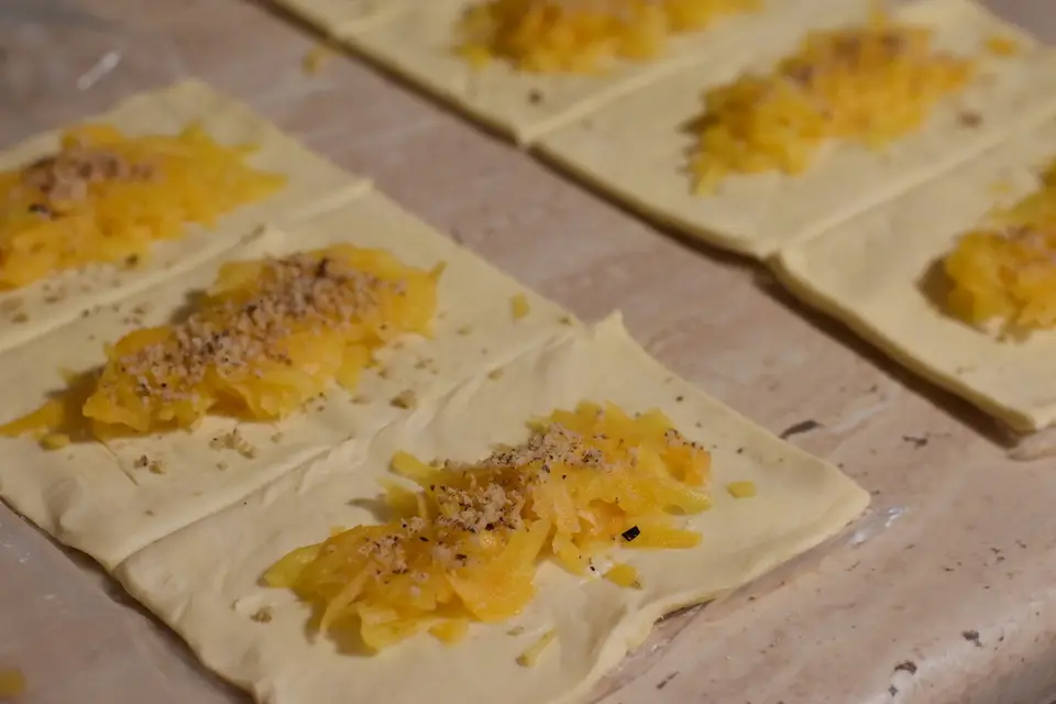 Strudel cu dovleac – etapa 3