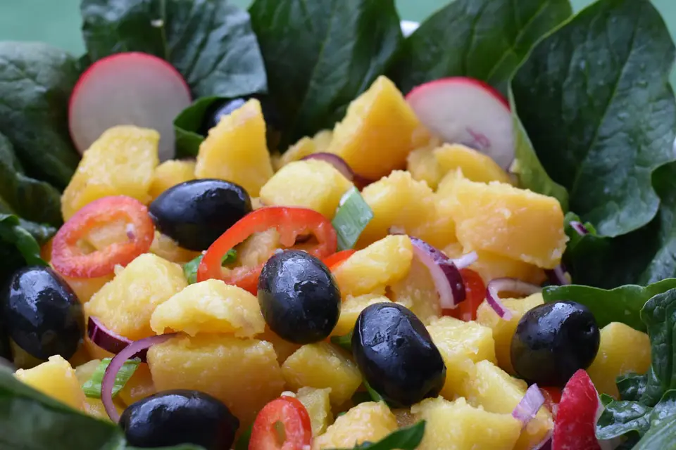 Salata orientala de post – etapa 2