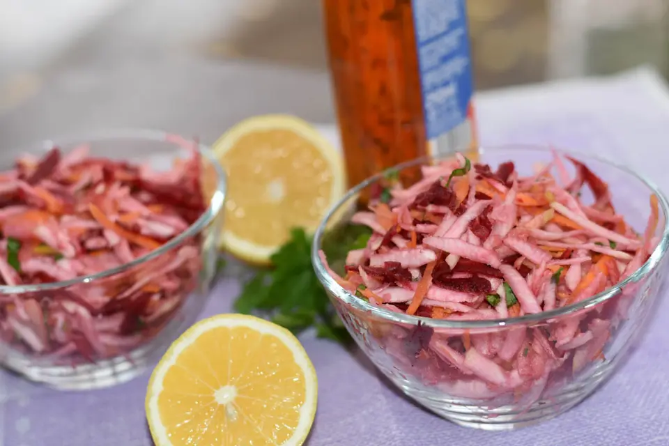 Salata de cruditati – etapa 2