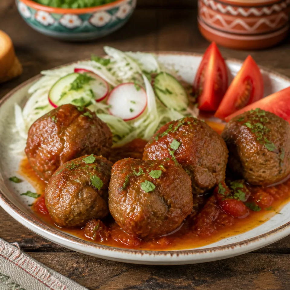 Chiftele din carne tocată de vită la cuptor – rețetă