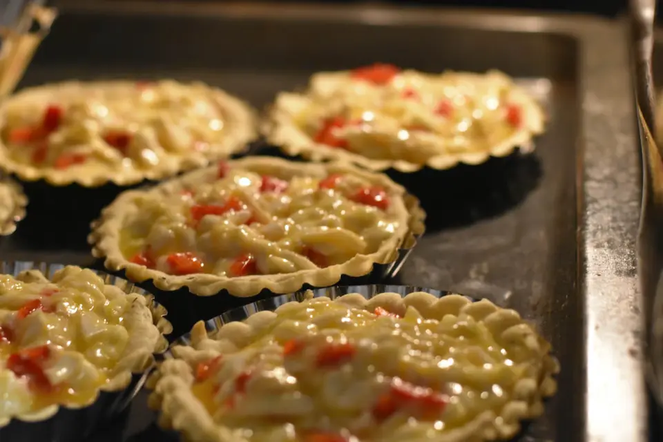 Mini tarte cu branza de capra – etapa 3