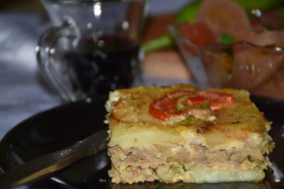 Musaca cu carne de porc – etapa 1
