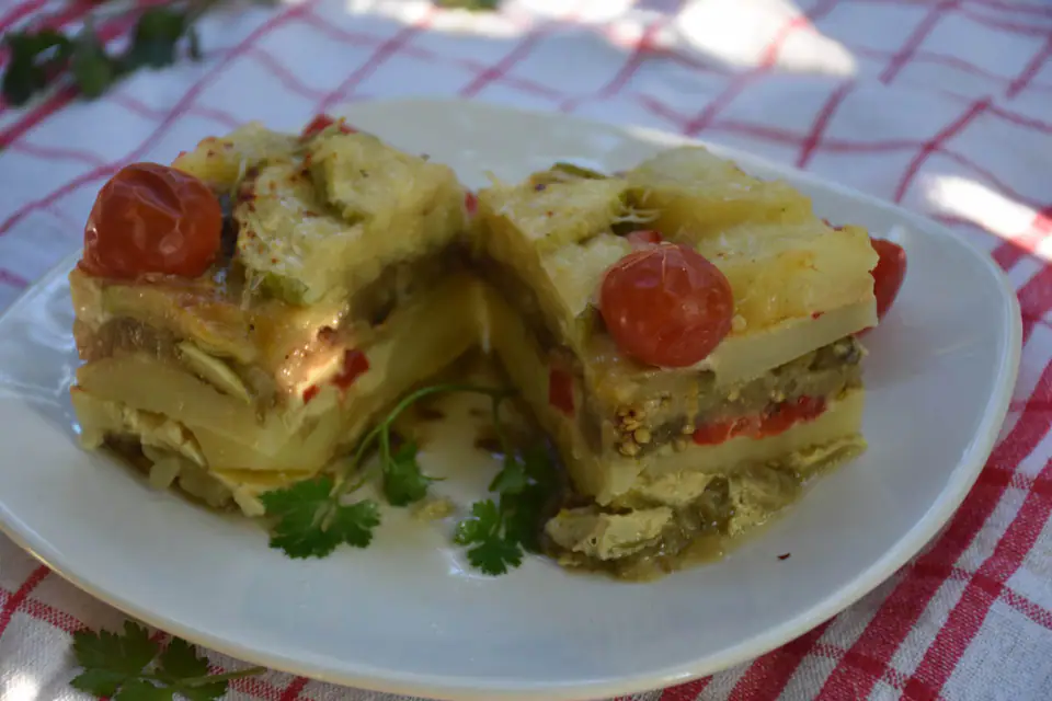 Musaca cu legume – rețetă