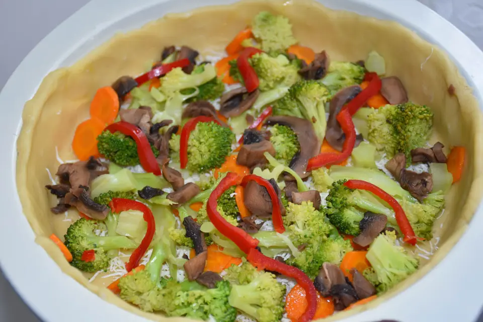 Tarta cu broccoli – etapa 3
