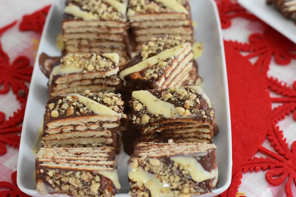 Tort de biscuiți – etapa 6